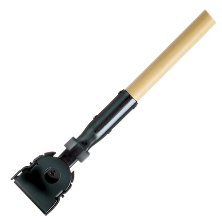 Rubbermaid Commercial Dust Mop Handle, Snap-On, 60" Long Hardwood, PK 12 RCPM116000000CT